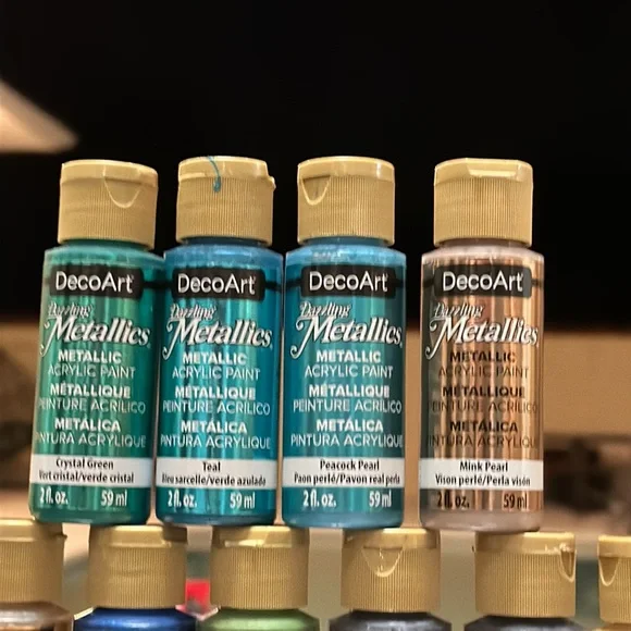 DecoArt Dazzling Metallics Acrylic Colors bundle